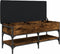 vidaXL - Schoenenbank - 102x42x45 - cm - bewerkt - hout - gerookt - eikenkleurig
