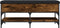 vidaXL - Schoenenbank - 102x42x45 - cm - bewerkt - hout - gerookt - eikenkleurig