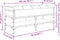 vidaXL - Schoenenbank - 102x42x45 - cm - bewerkt - hout - grijs - sonoma - eikenkleur