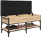 vidaXL - Schoenenbank - 102x42x45 - cm - bewerkt - hout - sonoma - eikenkleurig