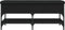 vidaXL - Schoenenbank - 102x42x45 - cm - bewerkt - hout - zwart