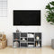 vidaXL - Schoenenbank - 103x30x54,5 - cm - bewerkt - hout - betongrijs