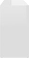 vidaXL - Schoenenbank - 103x30x54,5 - cm - bewerkt - hout - hoogglans - wit