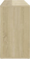 vidaXL - Schoenenbank - 103x30x54,5 - cm - bewerkt - hout - sonoma - eikenkleurig