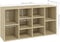 vidaXL - Schoenenbank - 103x30x54,5 - cm - bewerkt - hout - sonoma - eikenkleurig