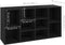 vidaXL - Schoenenbank - 103x30x54,5 - cm - bewerkt - hout - zwart