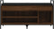 vidaXL - Schoenenbank - 105,5x32x57,5 - cm - bewerkt - hout - bruin - eikenkleur