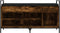 vidaXL - Schoenenbank - 105,5x32x57,5 - cm - bewerkt - hout - gerookt - eikenkleurig