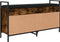 vidaXL - Schoenenbank - 105,5x32x57,5 - cm - bewerkt - hout - gerookt - eikenkleurig