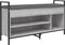 vidaXL - Schoenenbank - 105,5x32x57,5 - cm - bewerkt - hout - grijs - sonoma
