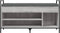 vidaXL - Schoenenbank - 105,5x32x57,5 - cm - bewerkt - hout - grijs - sonoma