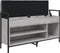 vidaXL - Schoenenbank - 105,5x32x57,5 - cm - bewerkt - hout - grijs - sonoma