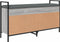 vidaXL - Schoenenbank - 105,5x32x57,5 - cm - bewerkt - hout - grijs - sonoma