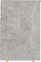 vidaXL - Schoenenbank - 105x30x45 - cm - bewerkt - hout - betongrijs