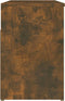 vidaXL - Schoenenbank - 105x30x45 - cm - bewerkt - hout - gerookt - eikenkleurig