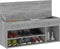 vidaXL - Schoenenbank - 105x30x45 - cm - bewerkt - hout - grijs - sonoma - eikenkleur
