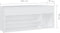 vidaXL - Schoenenbank - 105x30x45 - cm - bewerkt - hout - wit