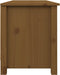 vidaXL - Schoenenbank - 110x38x45,5 - cm - massief - grenenhout - honingbruin