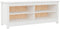 vidaXL - Schoenenbank - 110x38x45,5 - cm - massief - grenenhout - wit