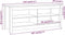 vidaXL - Schoenenbank - 110x38x45,5 - cm - massief - grenenhout - wit