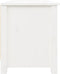 vidaXL - Schoenenbank - 110x38x45,5 - cm - massief - grenenhout - wit