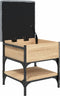 vidaXL - Schoenenbank - 42x42x45 - cm - bewerkt - hout - sonoma - eikenkleurig