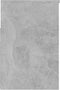 vidaXL - Schoenenbank - 60x30x45 - cm - bewerkt - hout - betongrijs