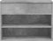 vidaXL - Schoenenbank - 60x30x45 - cm - bewerkt - hout - betongrijs