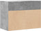 vidaXL - Schoenenbank - 60x30x45 - cm - bewerkt - hout - betongrijs