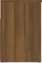 vidaXL - Schoenenbank - 60x30x45 - cm - bewerkt - hout - bruin - eikenkleur