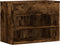 vidaXL - Schoenenbank - 60x30x45 - cm - bewerkt - hout - gerookt - eikenkleurig