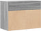 vidaXL - Schoenenbank - 60x30x45 - cm - bewerkt - hout - grijs - sonoma - eikenkleurig