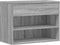 vidaXL - Schoenenbank - 60x30x45 - cm - bewerkt - hout - grijs - sonoma - eikenkleurig