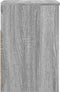 vidaXL - Schoenenbank - 60x30x45 - cm - bewerkt - hout - grijs - sonoma - eikenkleurig