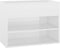 vidaXL - Schoenenbank - 60x30x45 - cm - bewerkt - hout - hoogglans - wit