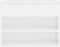 vidaXL - Schoenenbank - 60x30x45 - cm - bewerkt - hout - hoogglans - wit