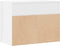 vidaXL - Schoenenbank - 60x30x45 - cm - bewerkt - hout - hoogglans - wit