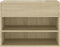 vidaXL - Schoenenbank - 60x30x45 - cm - bewerkt - hout - sonoma - eikenkleurig