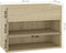 vidaXL - Schoenenbank - 60x30x45 - cm - bewerkt - hout - sonoma - eikenkleurig