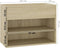 vidaXL - Schoenenbank - 60x30x45 - cm - bewerkt - hout - sonoma - eikenkleurig