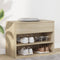 vidaXL - Schoenenbank - 60x30x45 - cm - bewerkt - hout - sonoma - eikenkleurig