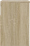 vidaXL - Schoenenbank - 60x30x45 - cm - bewerkt - hout - sonoma - eikenkleurig