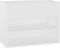 vidaXL - Schoenenbank - 60x30x45 - cm - bewerkt - hout - wit