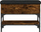 vidaXL - Schoenenbank - 62x32x45 - cm - bewerkt - hout - gerookt - eikenkleurig