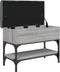 vidaXL - Schoenenbank - 62x32x45 - cm - bewerkt - hout - grijs - sonoma - eikenkleurig
