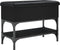 vidaXL - Schoenenbank - 62x32x45 - cm - bewerkt - hout - zwart