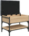 vidaXL - Schoenenbank - 62x42x45 - cm - bewerkt - hout - sonoma - eikenkleurig
