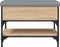 vidaXL - Schoenenbank - 62x42x45 - cm - bewerkt - hout - sonoma - eikenkleurig