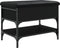 vidaXL - Schoenenbank - 62x42x45 - cm - bewerkt - hout - zwart