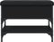 vidaXL - Schoenenbank - 62x42x45 - cm - bewerkt - hout - zwart